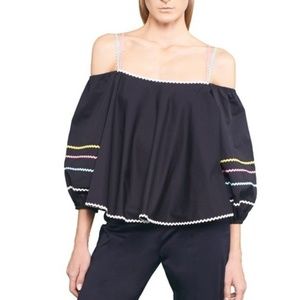 ANNA OCTOBER OFF THE SHOULDER SWING SILHOUETTE TOP